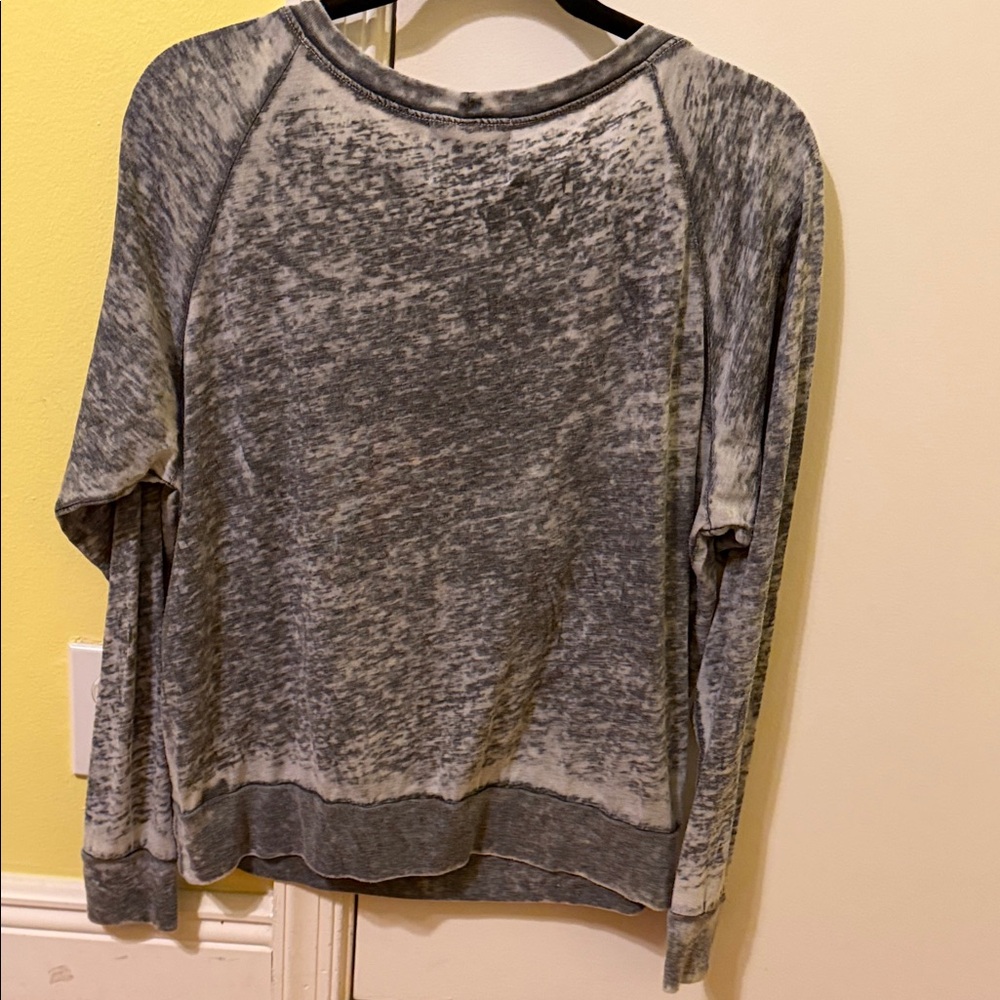 Gray Yin Yang Heart Women's Top - Picture 3 of 4